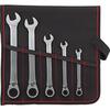 Open-ended spanner set with reversible ring ratchet type 5749